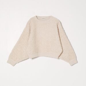 Atelier Delphine Balloon Sleeve Sweater In Chunky Loop Knit